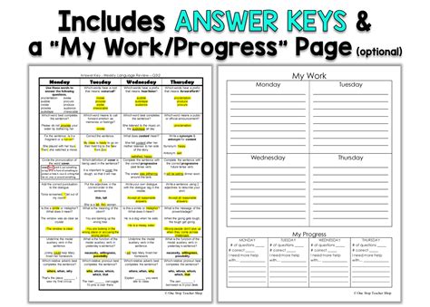 Types Classroom Forms, Professional Documents. . One stop teacher shop worksheets